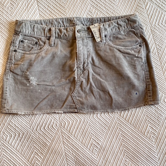 NWT American Eagle Corduroy Mini Skirt - Picture 1 of 8